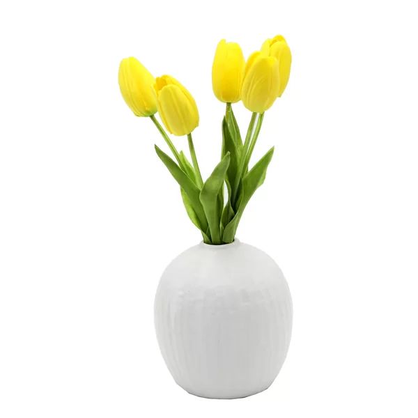 Tulips Centerpiece in Vase | Wayfair North America