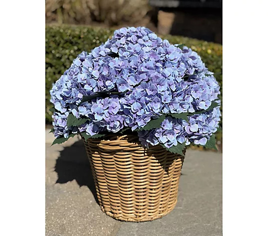 Make Your Selection: Simply Stunning Indoor/Outdoor Faux Hydrangea Urn Filler by Janine Graff | QVC