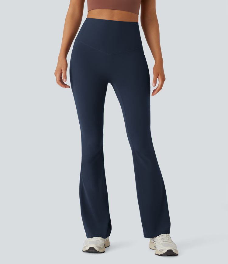 Women’s Halara UltraSculpt™ High Waisted Tummy Control Pocket Shaping Yoga Bootcut Leggings -... | Halara UK