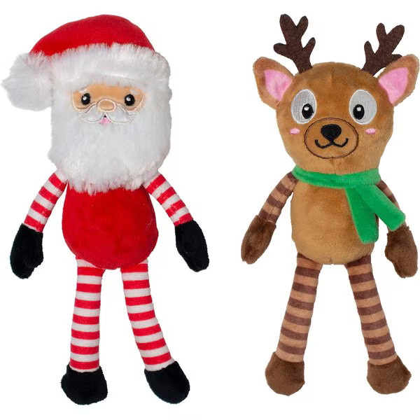Fringe Studio Friends at Frost Sight Plush Dog Toy Set, 2 count | Chewy