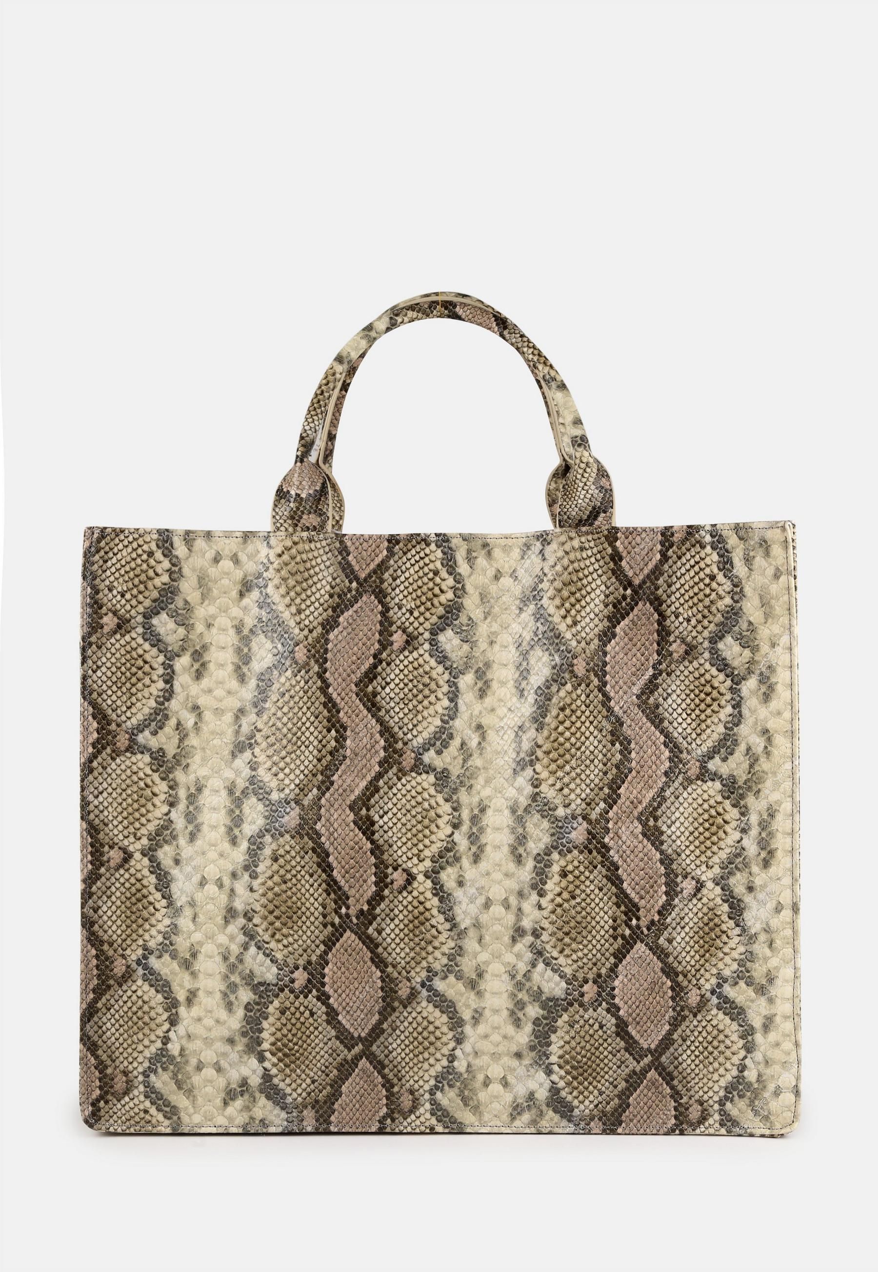 Missguided - Green Snake Print Tote Bag | Missguided (US & CA)