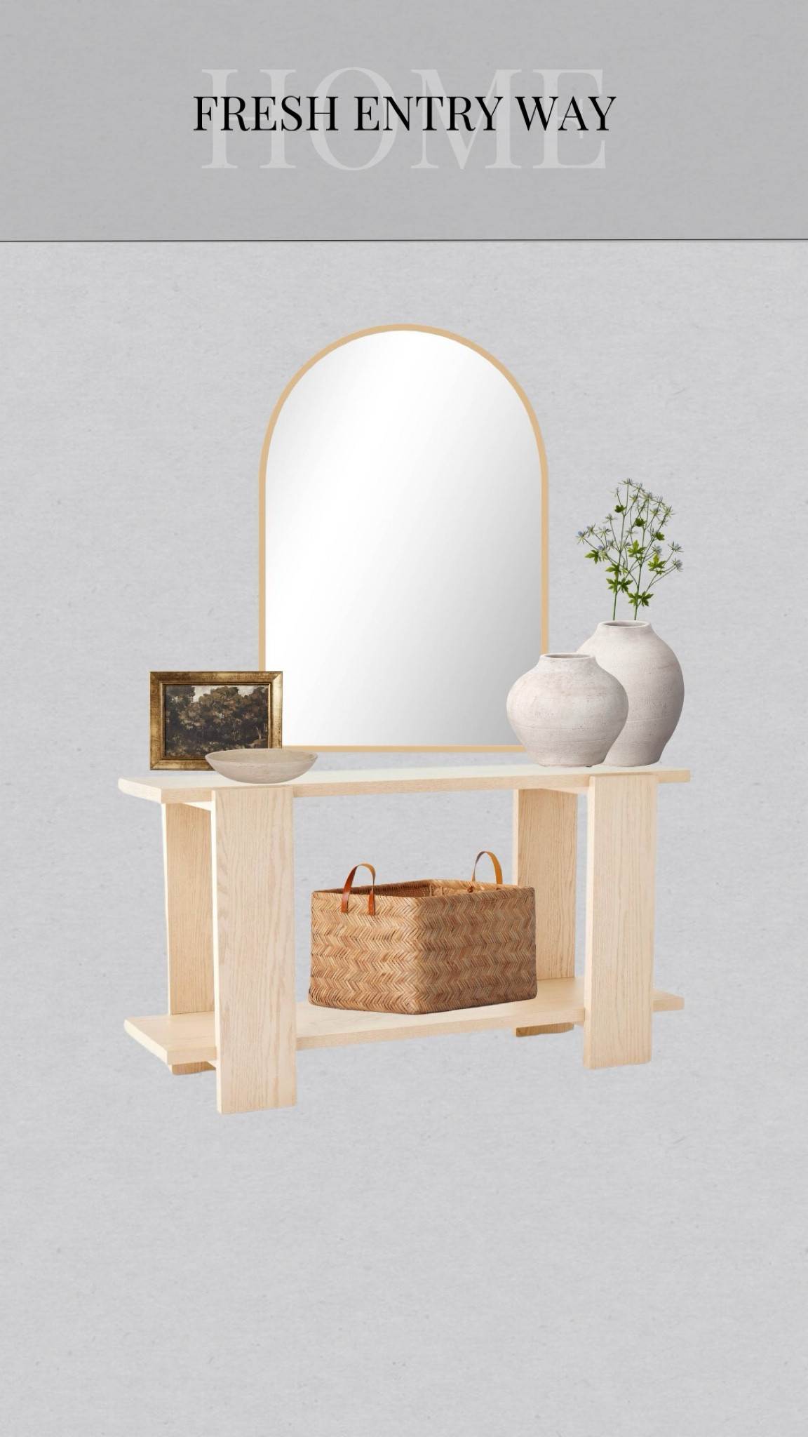entryway refresh with all new decor from Target #entryway #entry #entrytable #entrytabledecor #homedecor #decor #entrydecor #entrymirror #wallmirror #refresh #newyearrefresh #newyear #vases #basket

#LTKstyletip #LTKhome