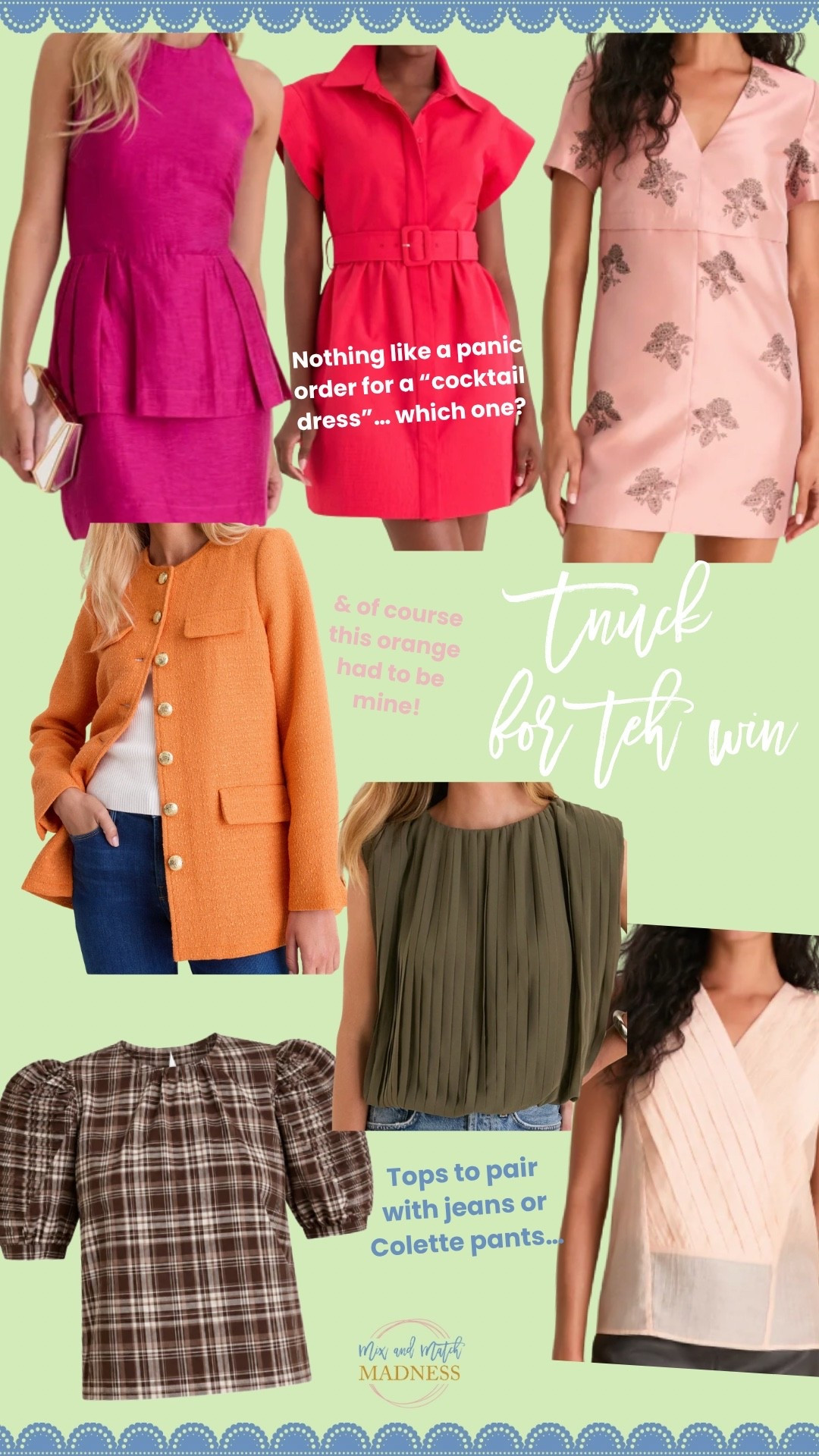 Nothing like a panic order!!! I need y’all’s help….which dress is your favorite??