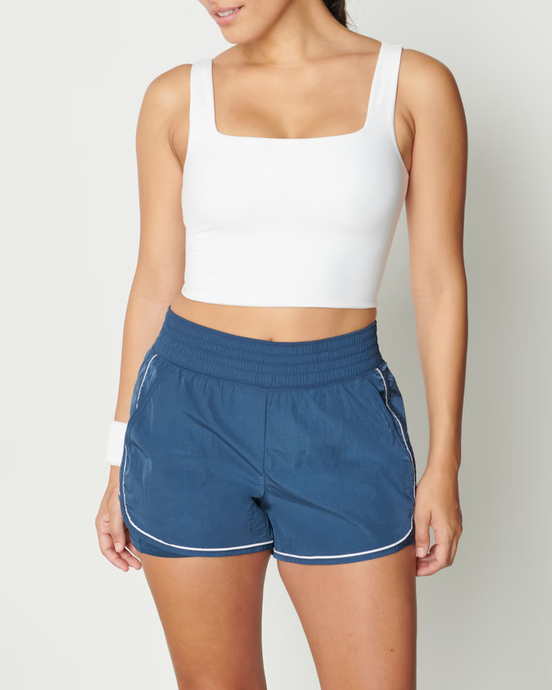 YPB sculptLUX Squareneck Slim Tank | Abercrombie & Fitch (US)