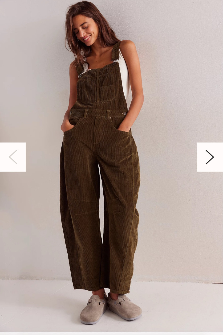 Free people brown barrel overalls for fall 

#LTKStyleTip #LTKNYFW #LTKSeasonal