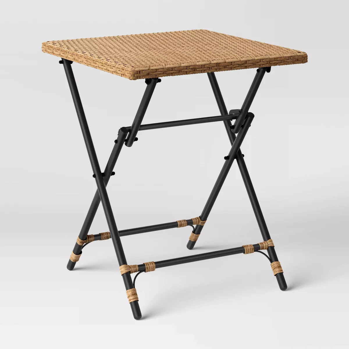 Southport Folding Patio Bistro Table Beige - Threshold™ | Target