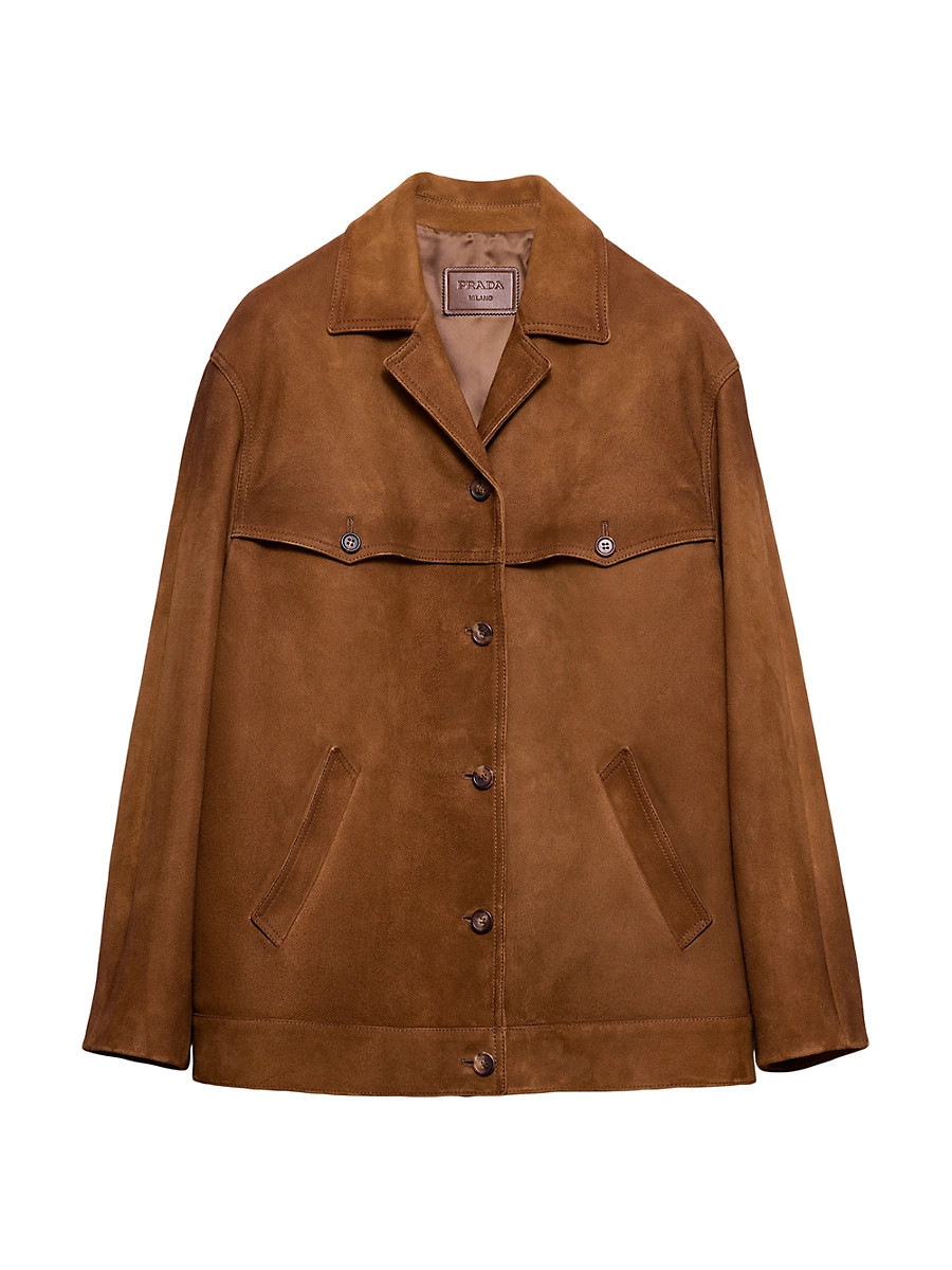 Women's Suede Jacket - Brown - Size 2 | Saks Fifth Avenue