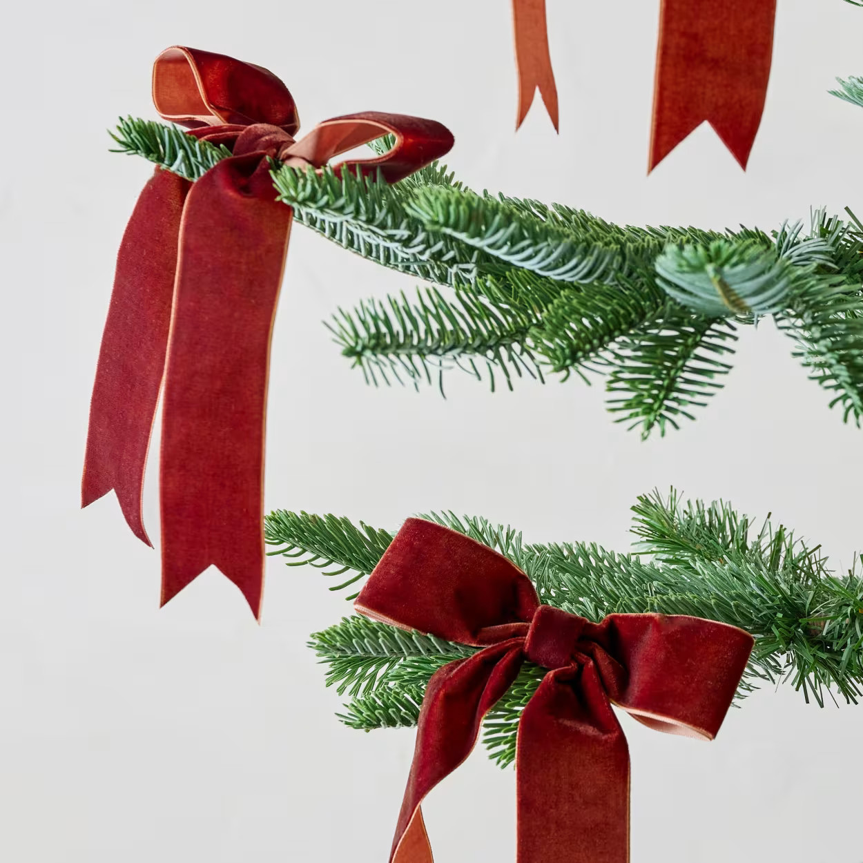 Velvet Bow Ornament Clip, Set of 8 | Magnolia