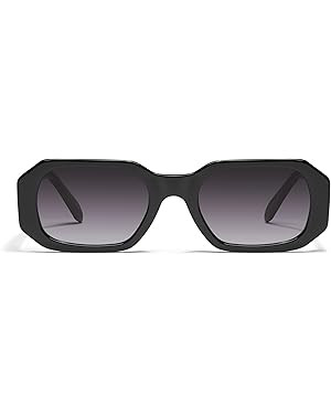 QUAY Hyped Up Sunglasses Black One Size | Amazon (UK)