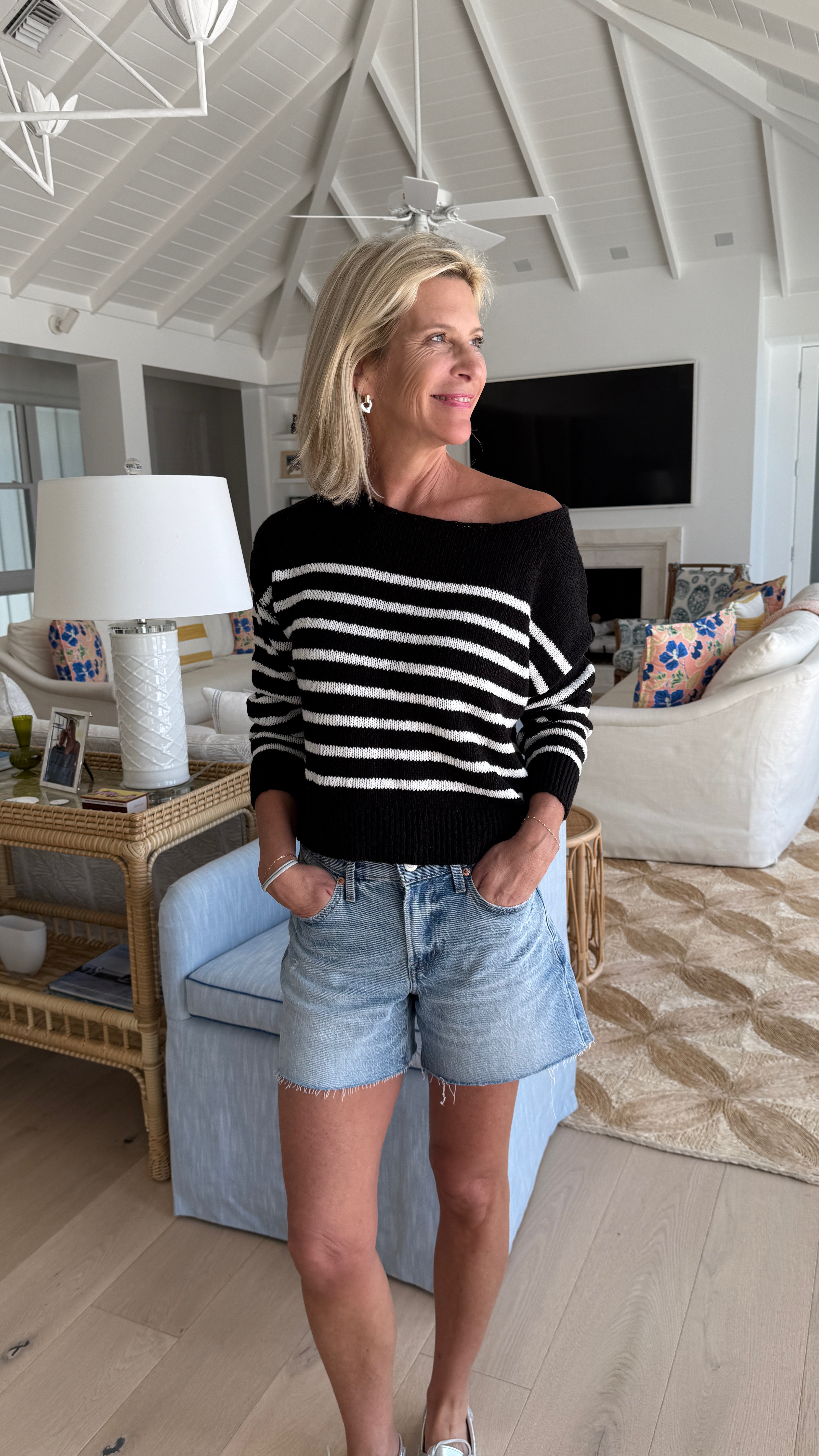 Check out this lightweight Spring sweater from Evereve. Super soft and goes so well either way denim or white or black!  @evereveofficial #everevepartner #everevestyle

#LTKWatchNow #LTKOver40 #LTKFindsUnder100