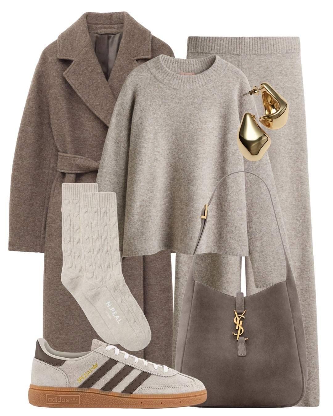 WEEKEND LOOK - an off-duty comfy and cosy look with this H&M knitted set. Get this before it sells out! 

#coord #autumnoutfit #trainers

#LTKwinter #LTKautumn #LTKshoes