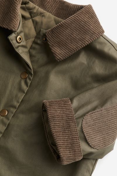 Coated Jacket - Dark green/brown - Kids | H&M US | H&M (US + CA)
