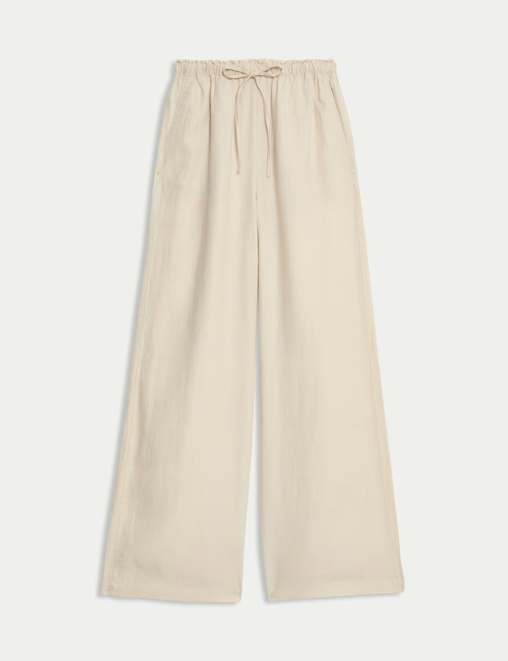 Pure Linen Palazzo Trousers | Marks & Spencer (UK)