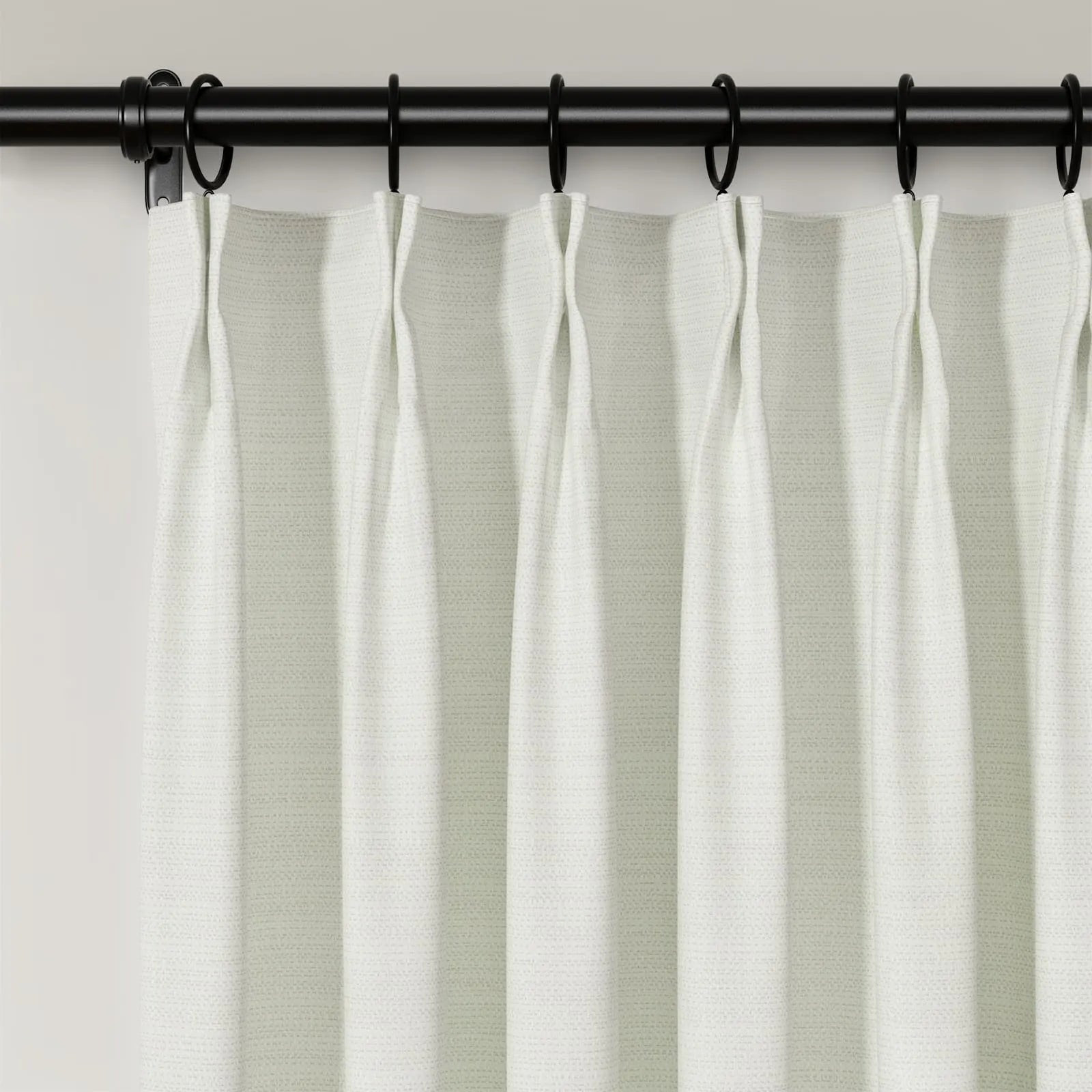 Lydia Diamond Jacquard Curtain Pleated | TWOPAGES
