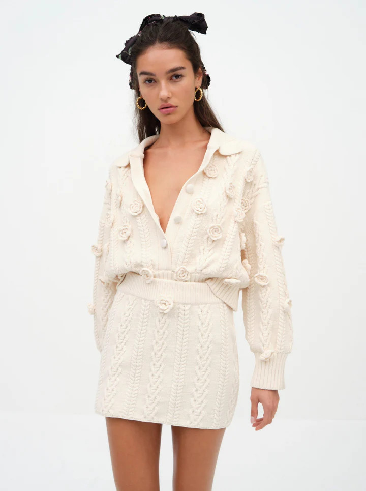 Martina Knit Mini Skirt | For Love & Lemons