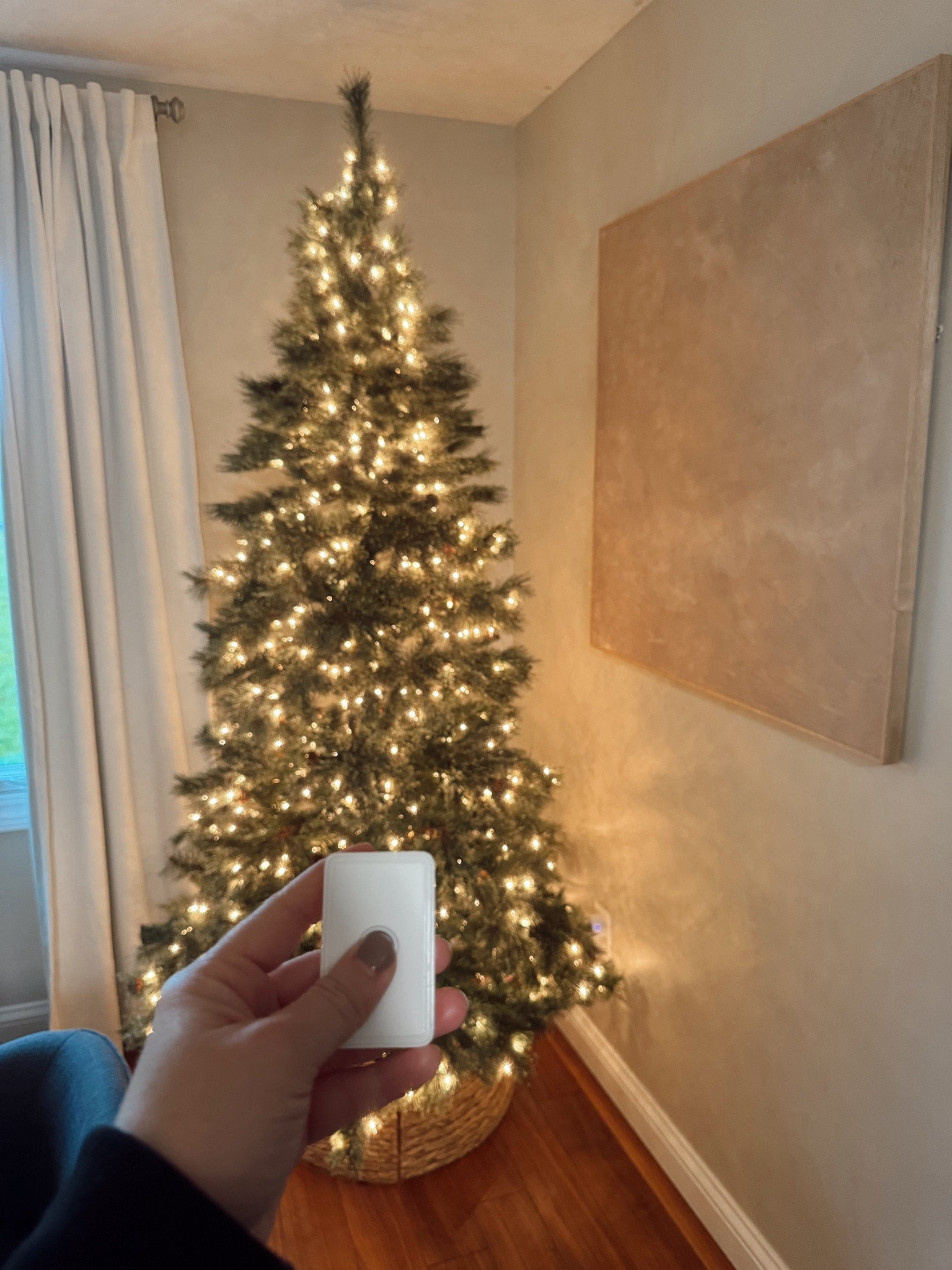 Christmas tree remote 🎄✨

#LTKHoliday #LTKSeasonal #LTKHome