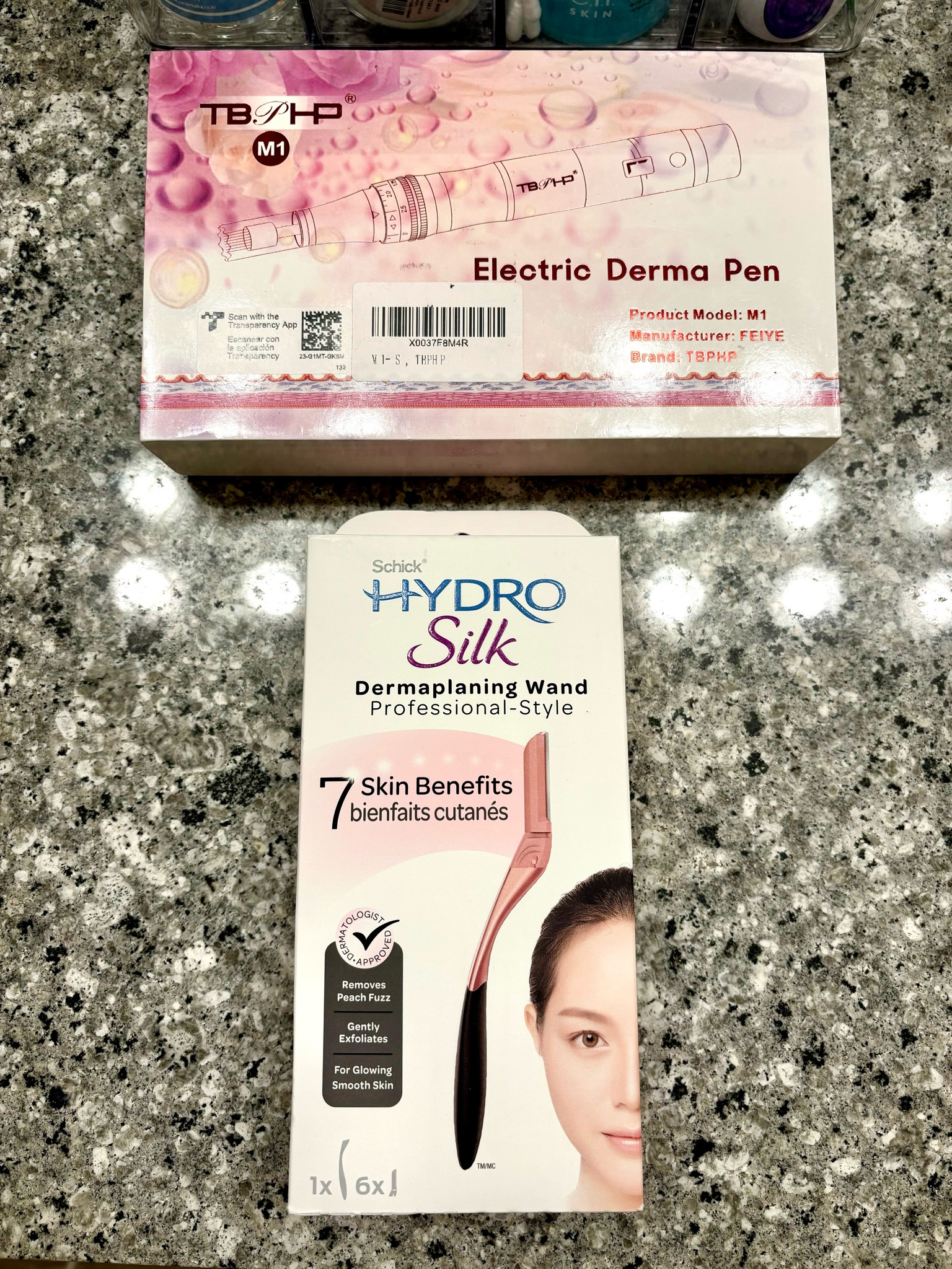 At home dermaplane and microneedling! I do this once a week as a part of my skin care routine for acne scarring and hyperpigmentation. 

#LTKhome #LTKbeauty