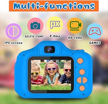 Seckton Upgrade Kids Selfie Camera, Christmas Birthday Gifts for Boys Age 3-9, HD Digital Video C... | Amazon (US)