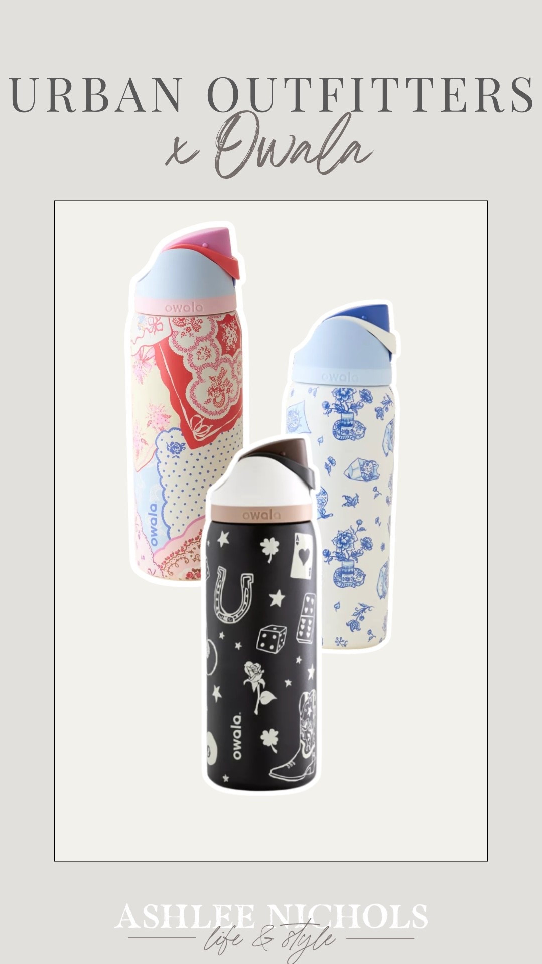 Printed Owala water bottles at Urban Outfitters! 

#LTKSeasonal #LTKActive