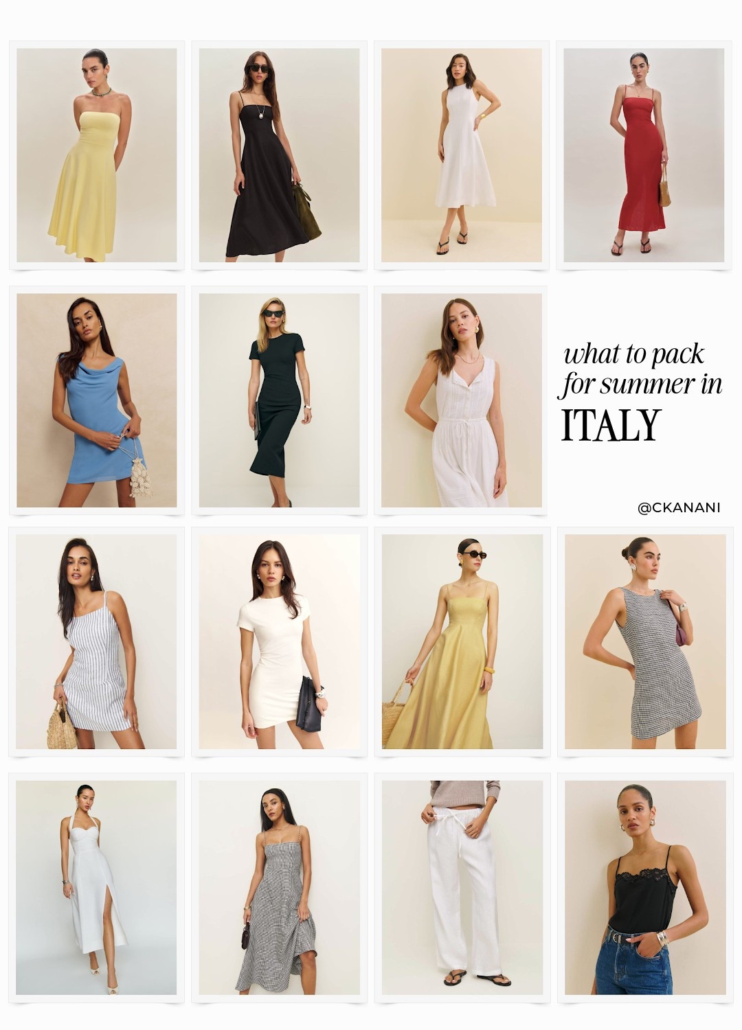 Reformation must haves
Italy outfits summer
Italy vacation outfits
Italian summer outfits
Italy styleboard
Europe outfits
What to wear in Italy
European summer outfit
Europe travel outfits
Europe outfits summer
Outfits to wear in Amalfi Coast
What to wear in Amalfi Coast
Amalfi Coast outfit ideas
Things to wear Amalfi Coast
Outfits to wear in Italy summer
Amalfi Coast aesthetic
Positano aesthetic
Europe packing list
Italy packing list



#LTKSummerEdit #LTKTravel #LTKStyleTip