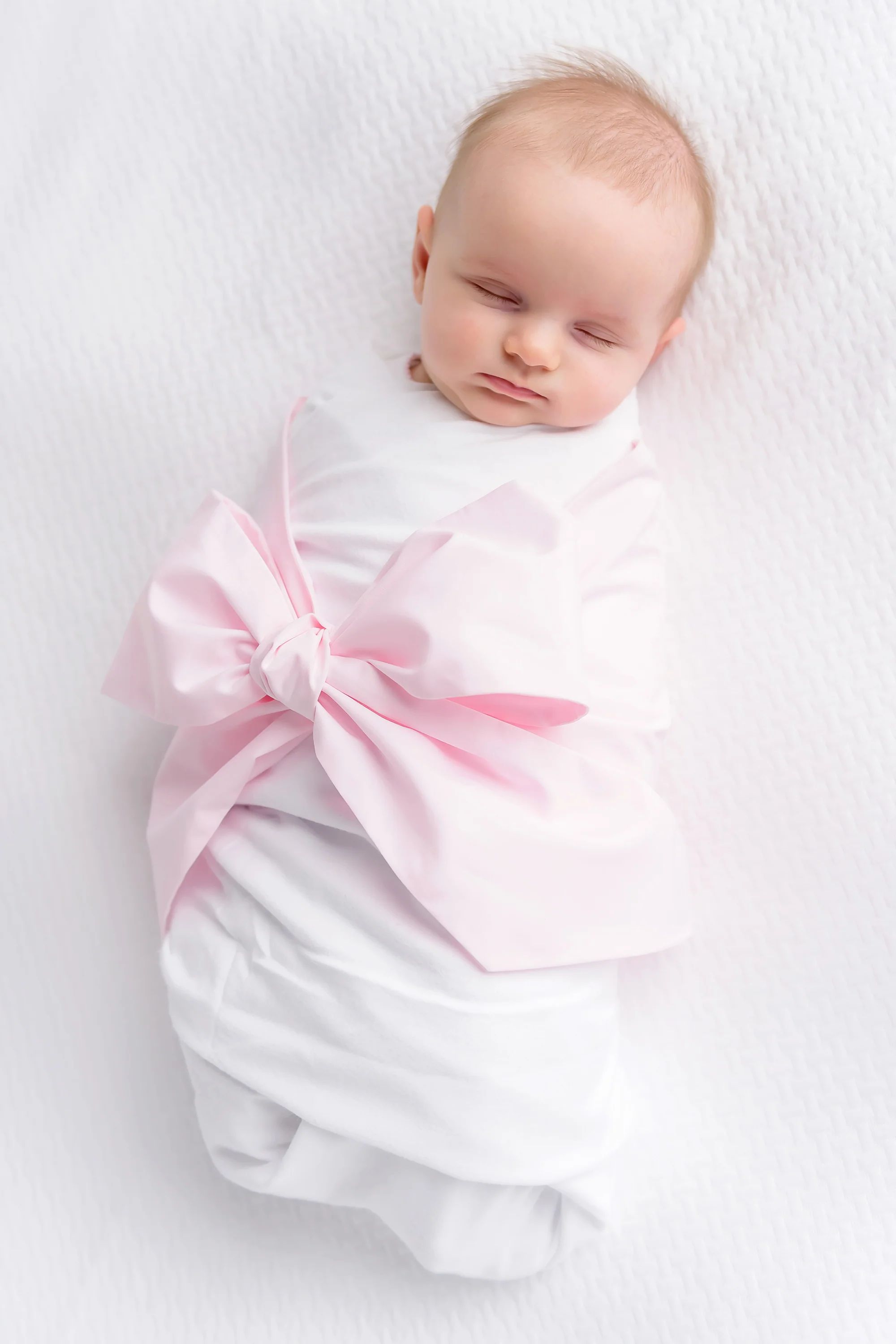 Bow Swaddle ® - Palm Beach Pink | The Beaufort Bonnet Company