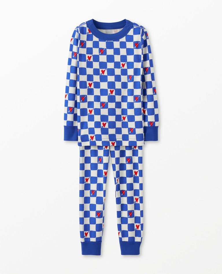Valentines Print Long John Pajama Set | Hanna Andersson