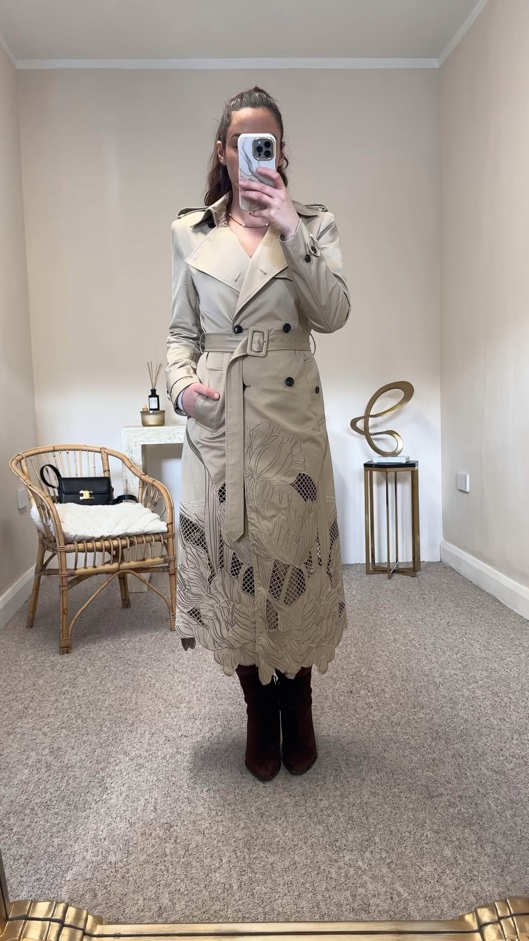 Just look at the detail on this Karen Millen trench coat 😍 what a beautiful touch to a classic design. Excellent quality and craftsmanship. This is a piece you will pull out year after year 👏🏼

Can be styled dressy or casual, open or closed. I know I will get so much wear out of this. Perfect for spring/summer season. 

The code SHAUNA20 will get you an extra 20% off 👏🏼 

#MyKM #ad #karenmillen #trenchcoat 

#LTKeurope #LTKVideo #LTKSeasonal