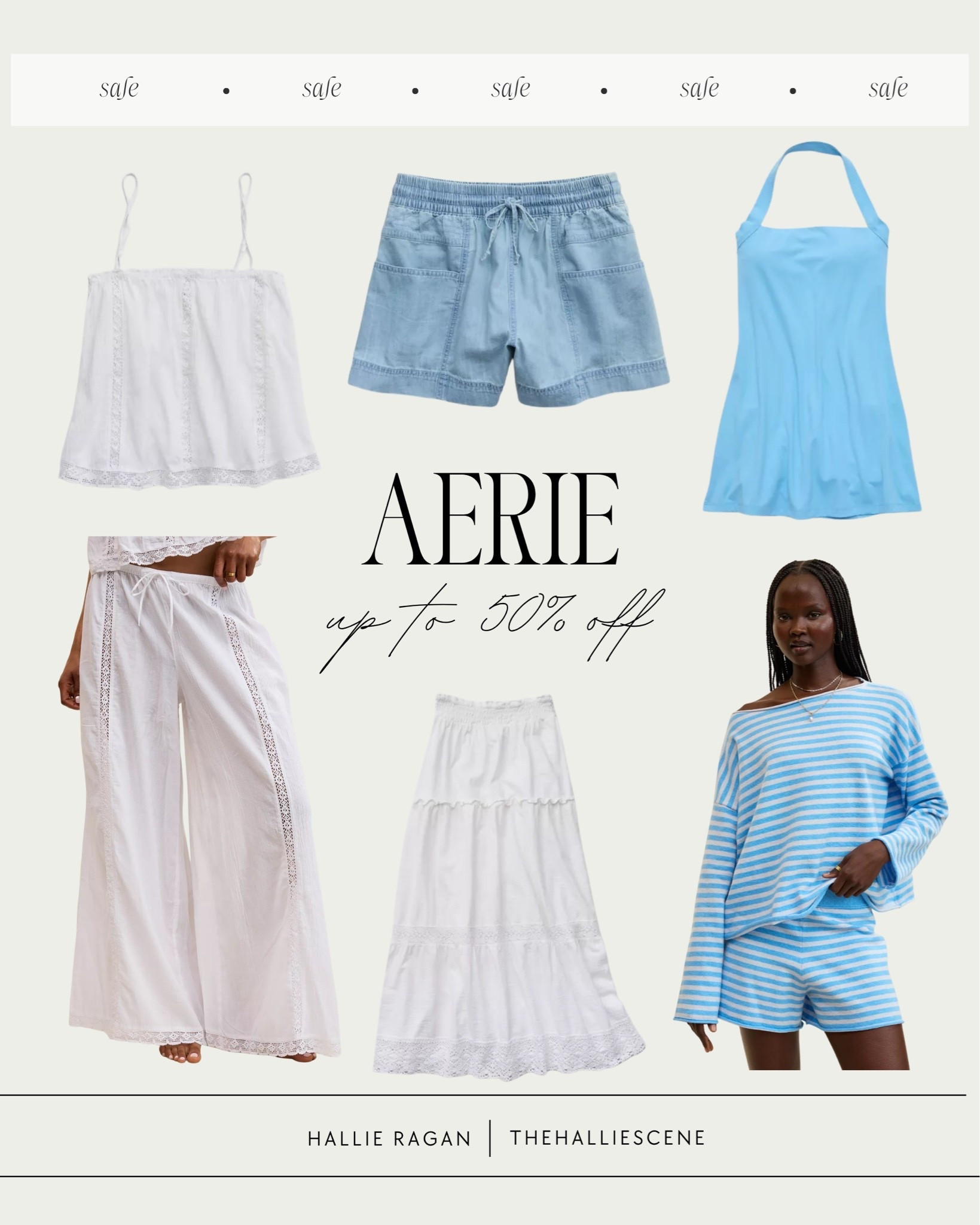 Aerie // sale // aerie sale // summer // summer outfit // summer sale // summer favorites // set // blue // white // casual

#LTKSeasonal #LTKSaleAlert #LTKdayinmylife