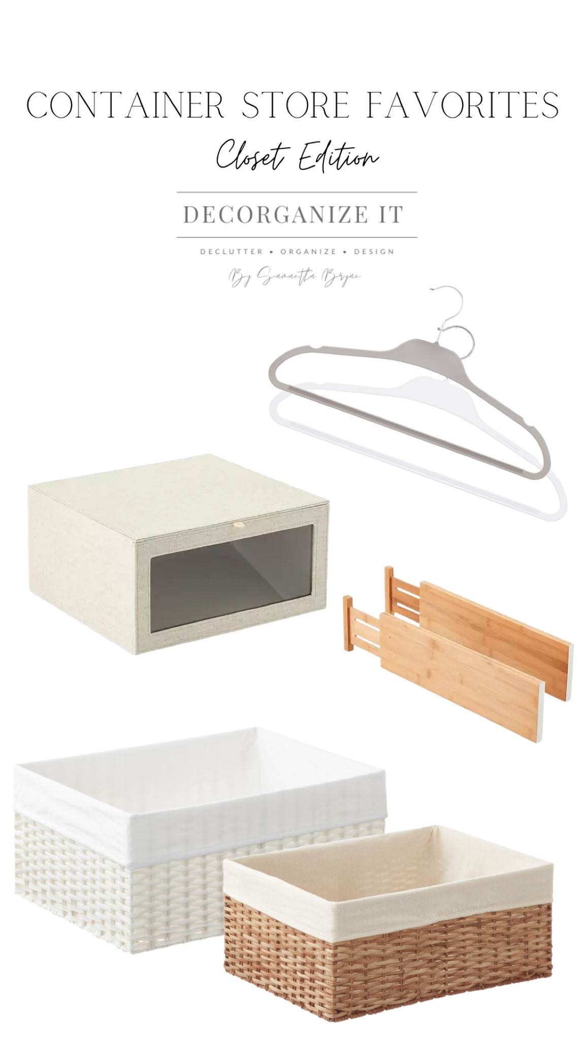 Shop my favorite closet finds from The Container Store, to help keep you organized in style  

#LTKSeasonal #LTKFind #LTKhome