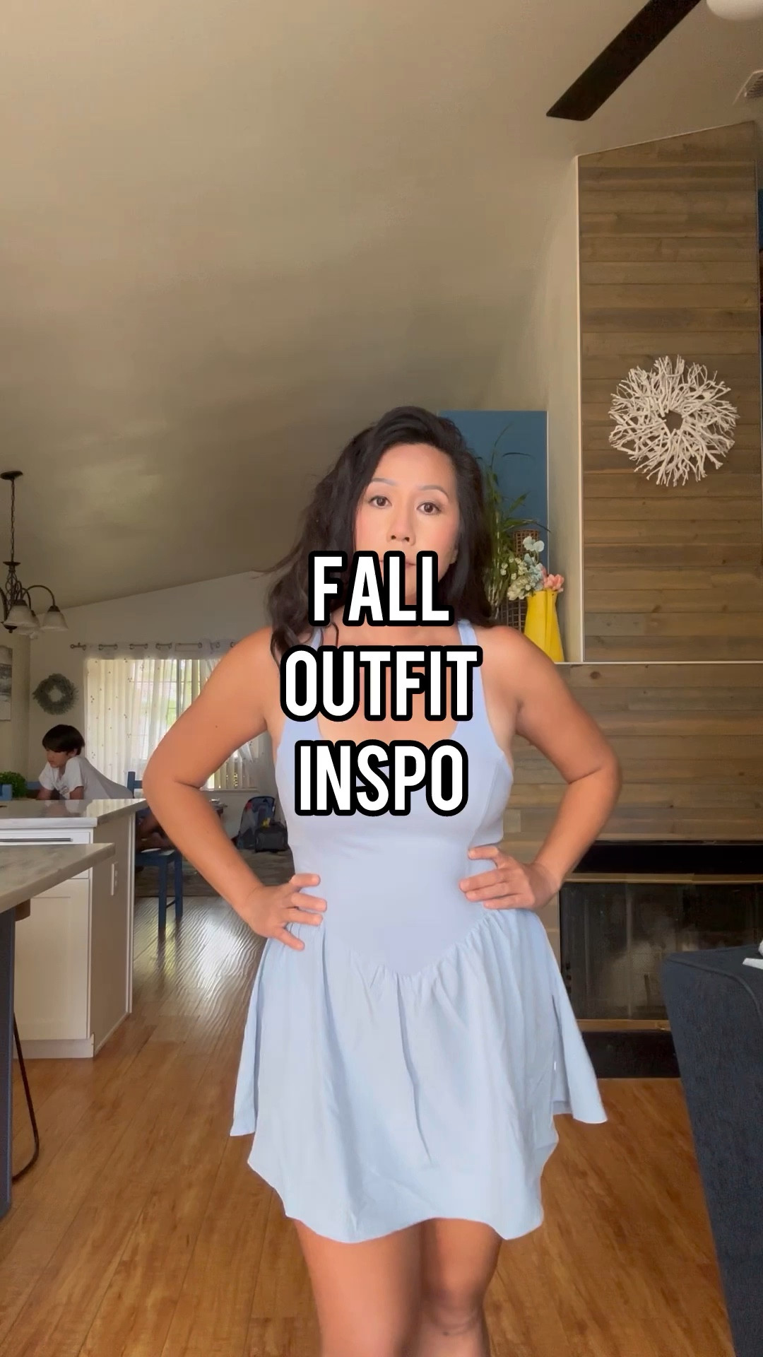 Cute fall transitional outfit over 40 tennis dress and jean jackett

#LTKMidsize #LTKFitness #LTKOver40