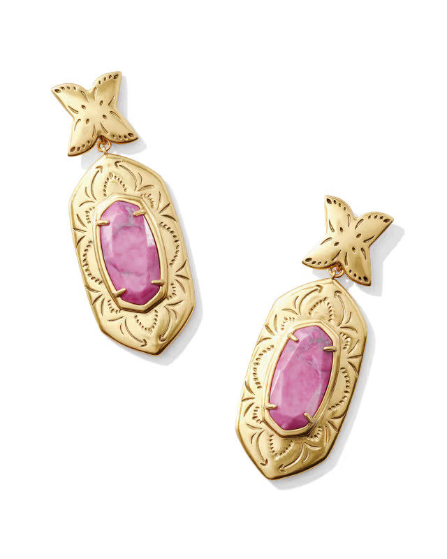 Raspberry Variegated Magnesite | Kendra Scott