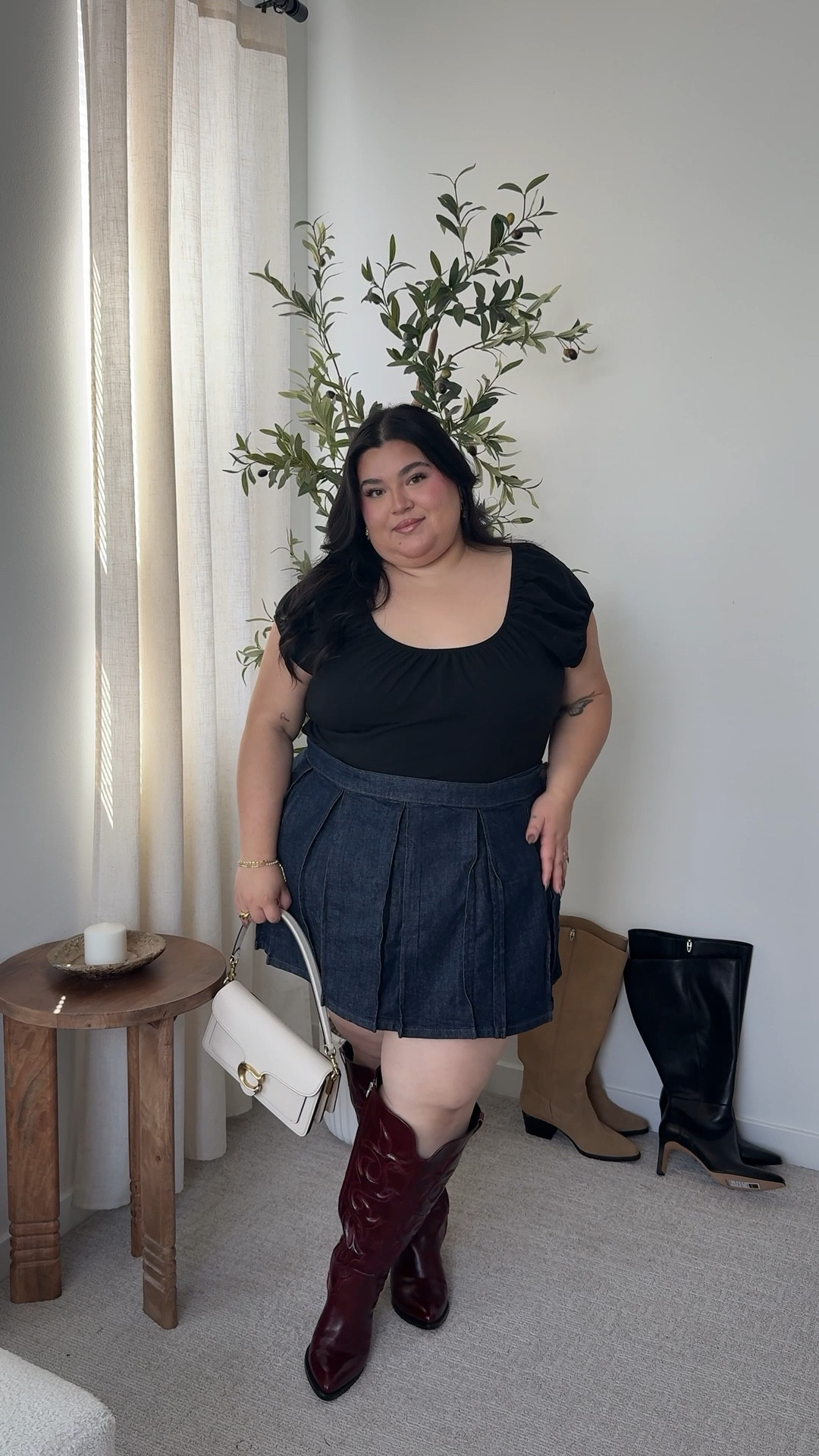 first outfit
Top: 3
Skort: 24
all boots: size 10 EXTRA WIDE 
dress: size 3
romper: 3

#LTKStyleTip #LTKFindsUnder100 #LTKPlusSize