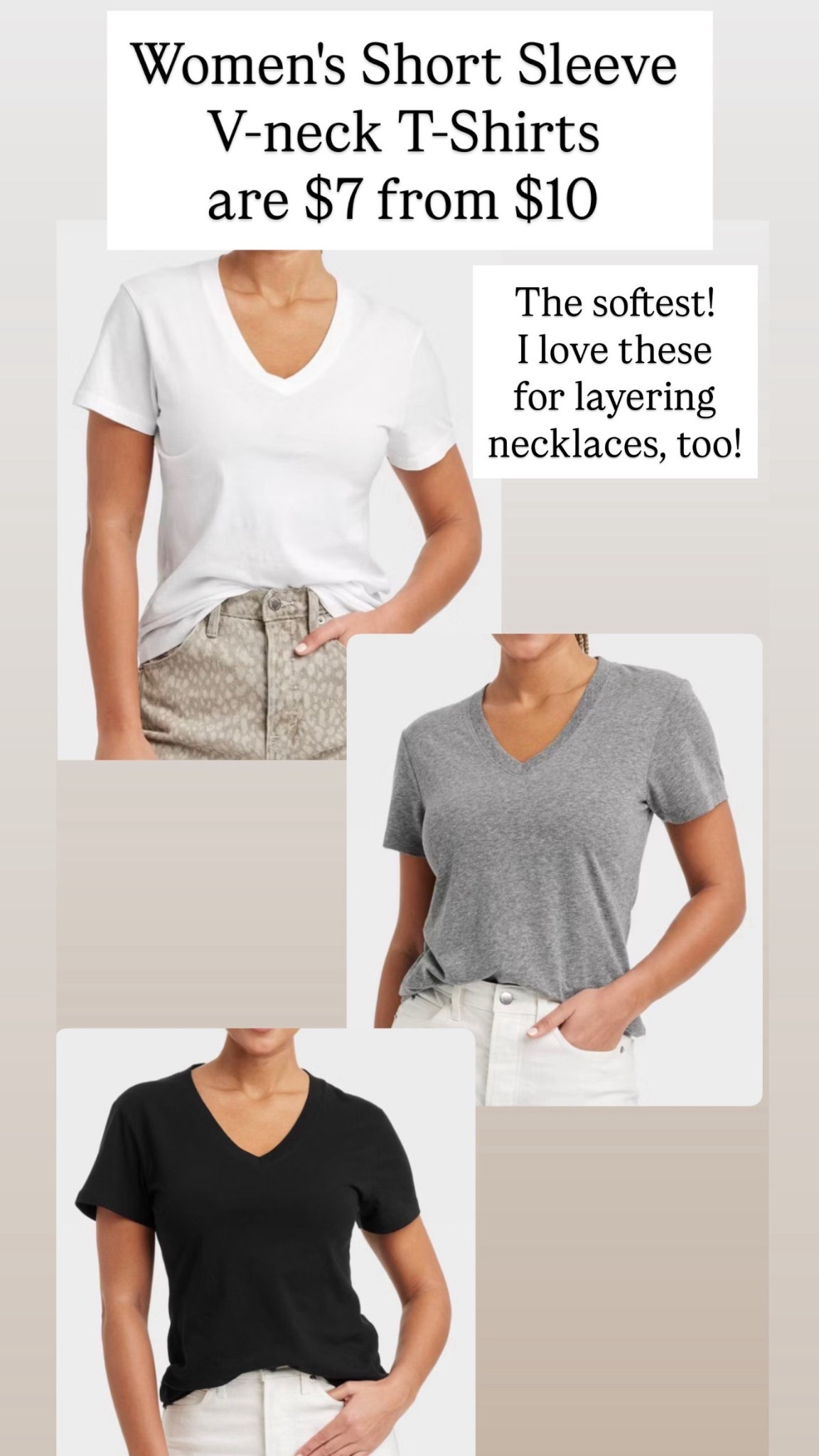 V-neck tees are $7 from $10

#LTKSaleAlert #LTKootd #LTKgrwm