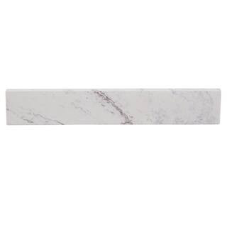 Home Decorators Collection 21 in. W Cultured Marble Vanity Sidesplash in Lunar SSSE21-LR - The Ho... | The Home Depot