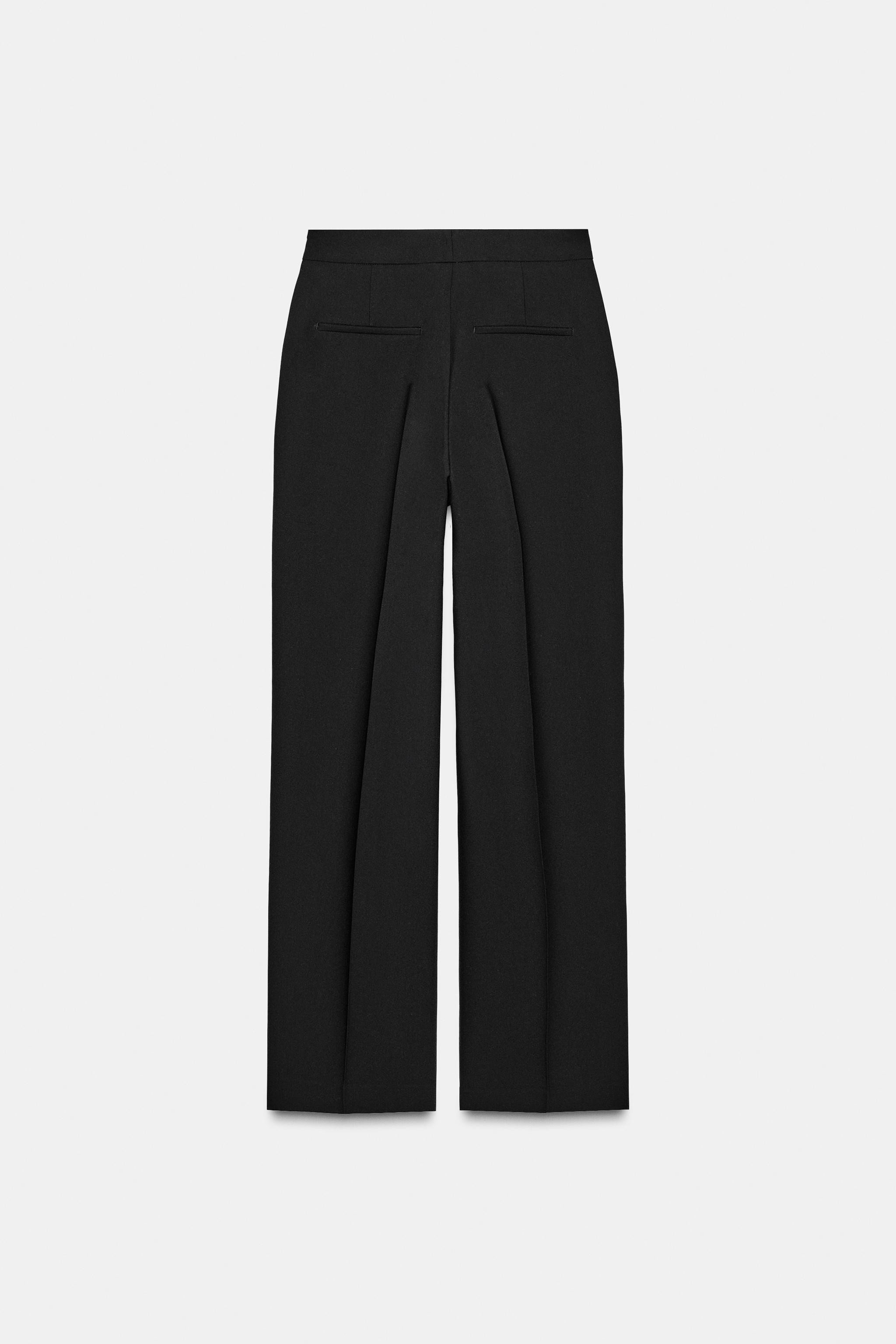 HIGH-WAIST STRAIGHT-LEG TROUSERS | Zara UK