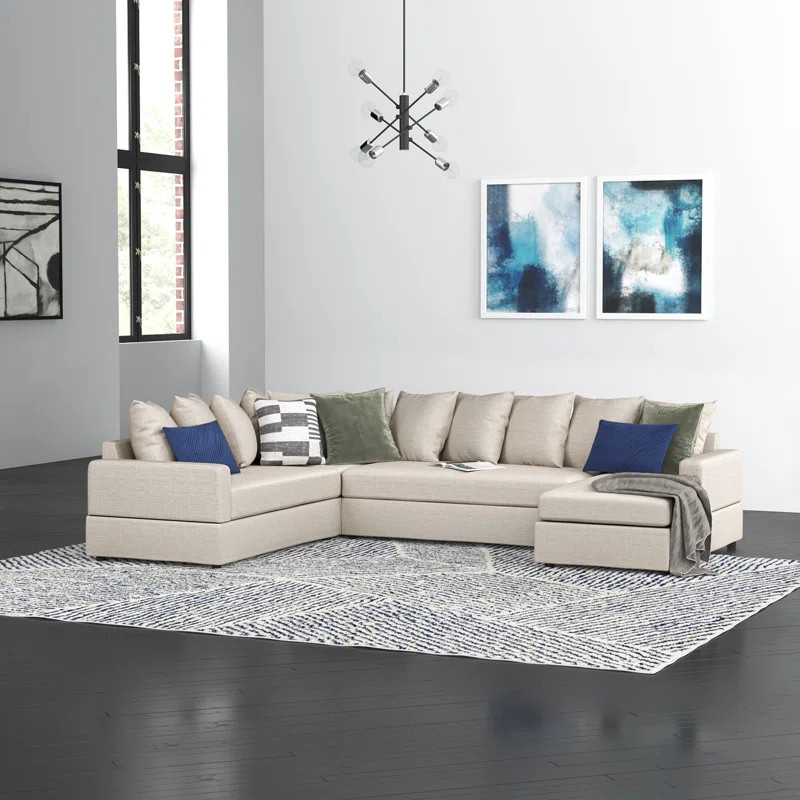 Wade Logan Bernathe Sectional & Reviews | Wayfair | Wayfair North America