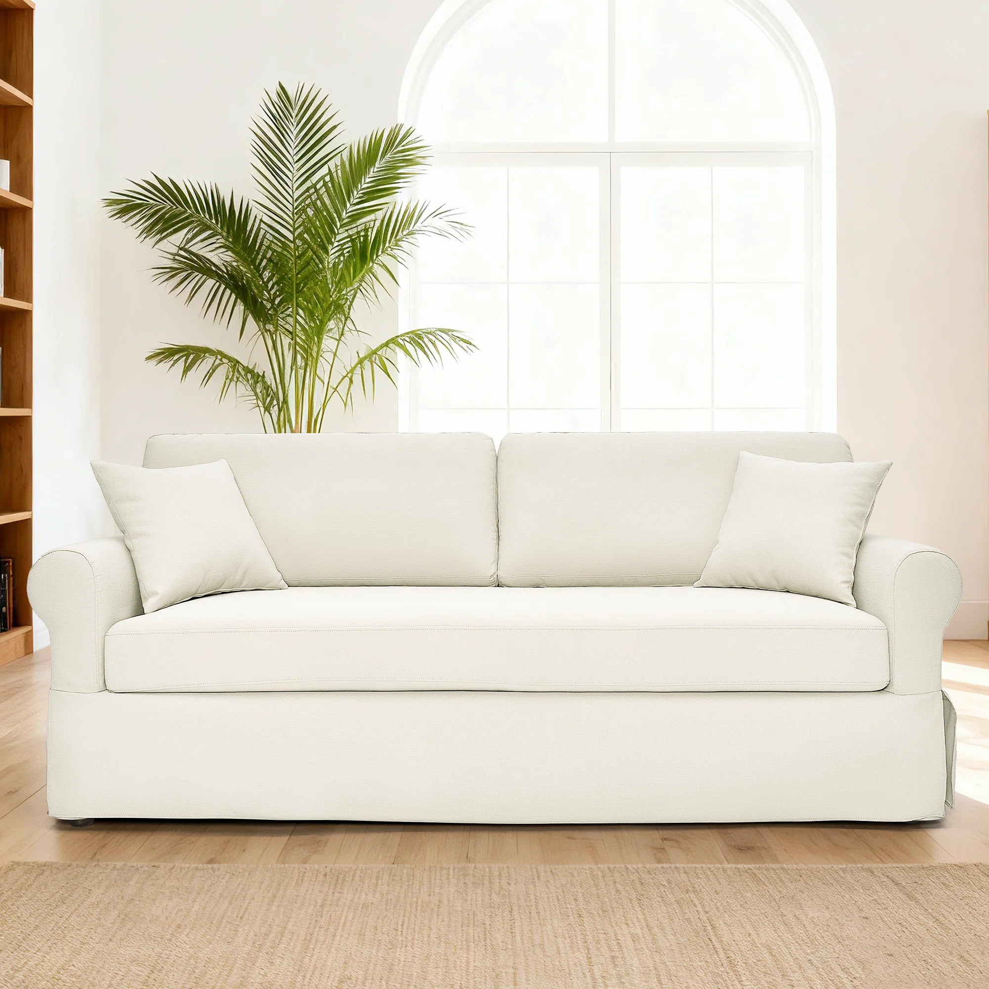 Sonya Rolled Arm Slipcover Sofa | Wayfair North America