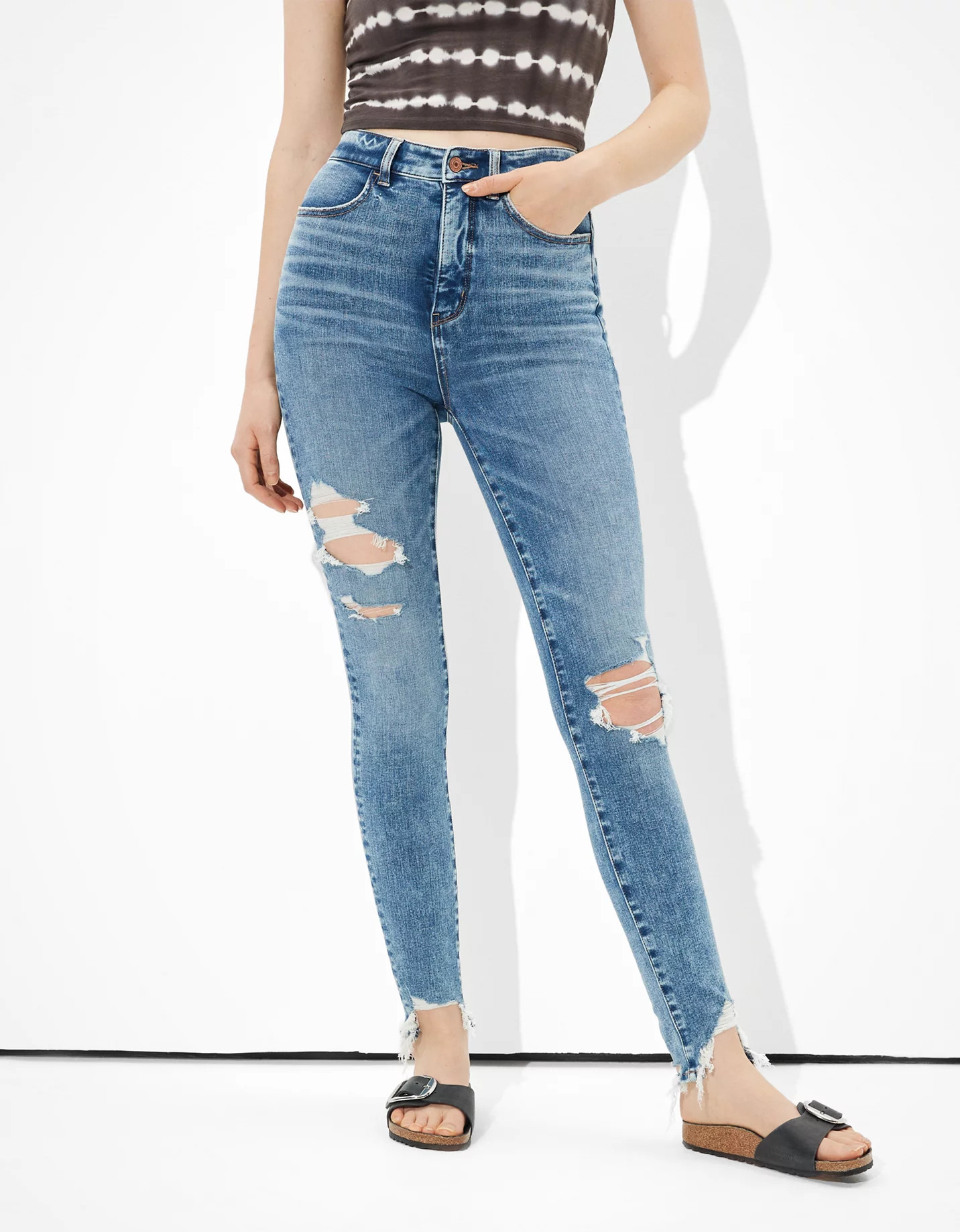 AE Dream Highest Waist Jegging Crop | American Eagle Outfitters (US & CA)