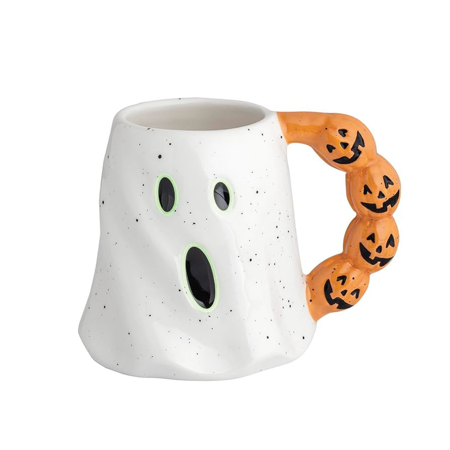 Mud Pie Halloween Ghost Glow in the Dark Mug | Amazon (US)