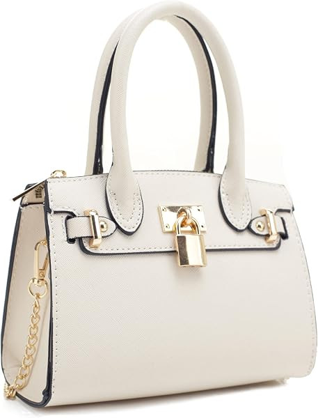 Women's Evening Bag Party Clutches Mini Satchel Purses Cocktail Prom Handbags with Chain and Lock | Amazon (US)