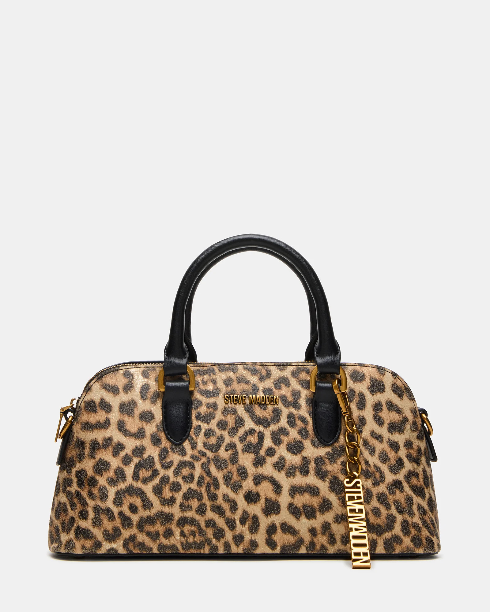 SMYTH Bag Leopard Crossbody Bag Charm Top Handle Handbag | Steve Madden (US)