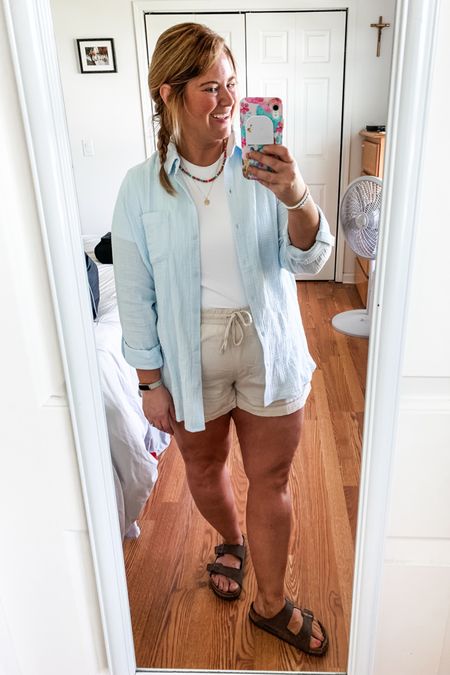 One of my summer go-to outfits is linen shorts and a button down.  I’ll be wearing all of these items on repeat this summer!

#LTKSeasonal #LTKMidsize #LTKFindsUnder50