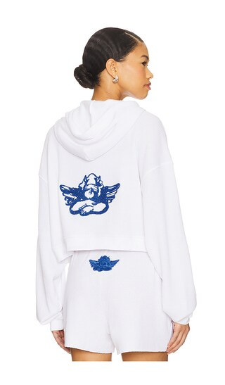 Later Cowboy Alex Zip Hoodie in White | Revolve Clothing (Global)
