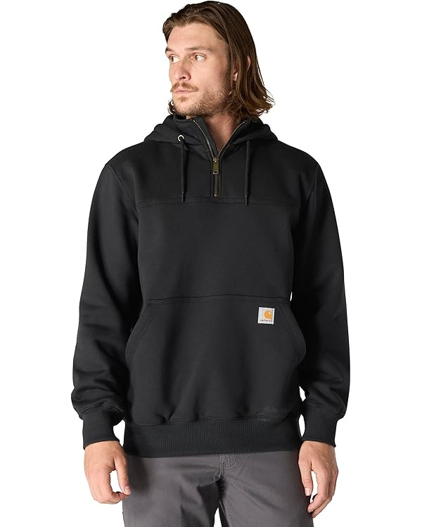 Carhartt mens Rain Defender Loose Fit Heavyweight Quarter-zip Sweatshirt | Amazon (US)
