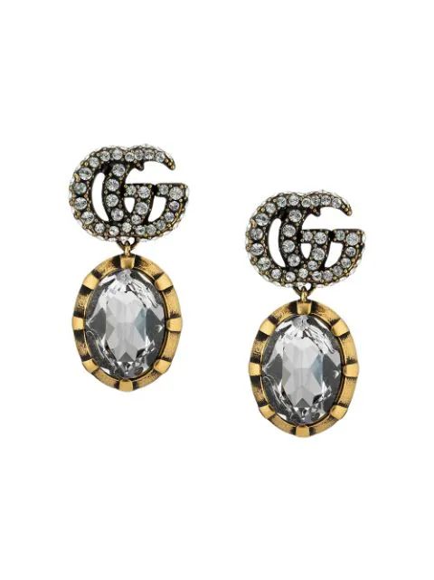 GG crystal drop earrings | Farfetch (US)