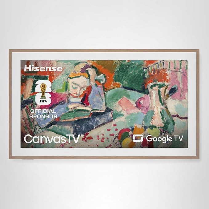 Hisense 65-Inch Class QLED 4K S7N CanvasTV™ Series Dolby Vision HDR Google Smart TV (65S7N) - 1... | Amazon (US)