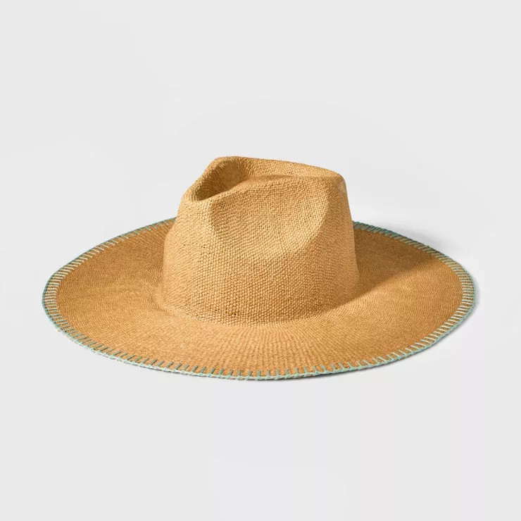 Women's Straw Panama Hat - Universal Thread™ Brown | Target