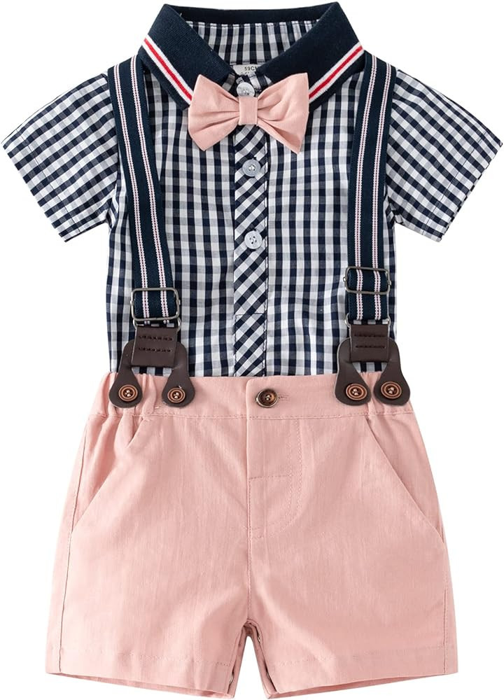 Baby Boys Gentleman Outfits Suits | Amazon (US)