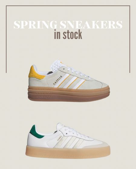 Spring/Summer sneakers in stock 🚨 

Spring sneakers, sneakers, adidas 



#LTKshoecrush #LTKActive