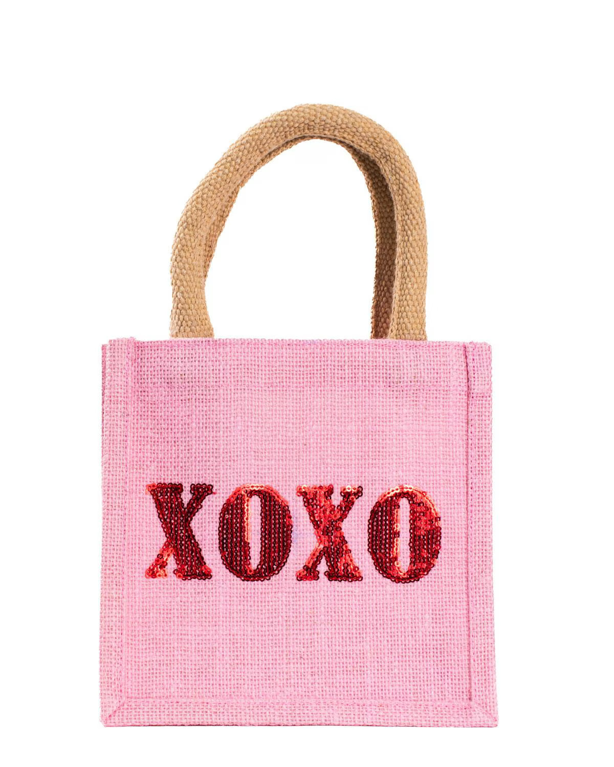 XOXO Sequin Petite Gift Tote | The Horseshoe Crab